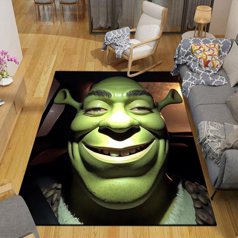 1Pc Green Ogre Adventure Rug Office Carpet Indoor Outdoor Doormat Nonslip Soft Comfortable Living Christmas Halloween Xmas Gift D924602