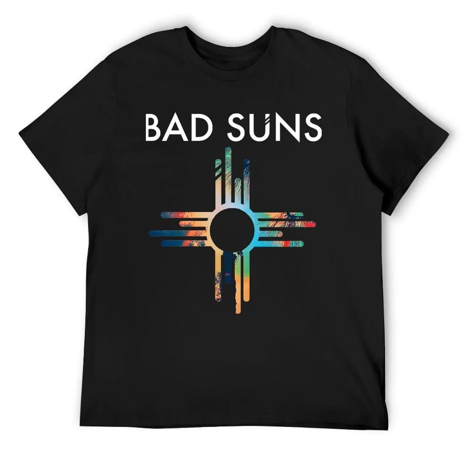Bad Suns T-Shirt anime clothes hippie clothes cute clothes slim fit t shirts for men S