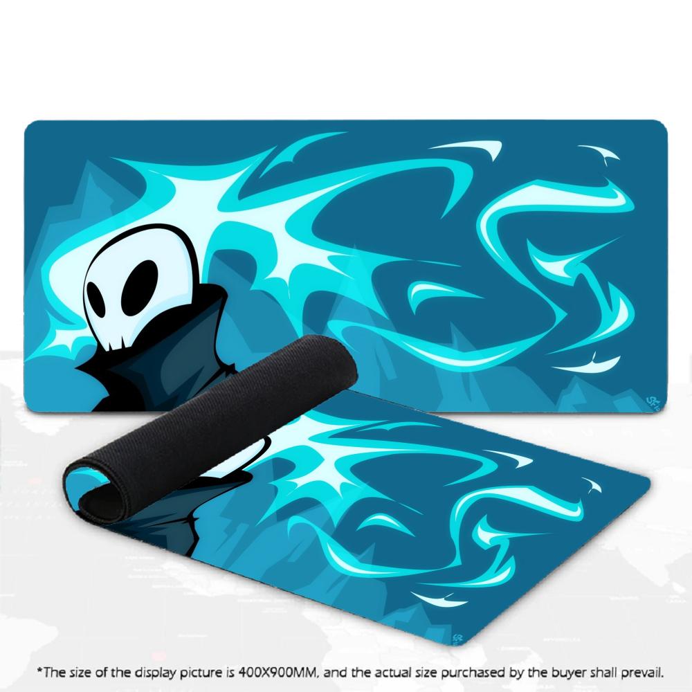 XXL Gaming Mouse Pad Skull Hooded Deskmat Non‑Slip Rubber Cyan Magic Flame Mountain Pc Game Keyboard Mats Gamer Mausepad