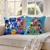 M-Mighty M-Morphin Power Rangers Pillow Case Anti-dustmite Pillowcase Invisible Zipper Silky Short Plush Sofa Cushion Cover