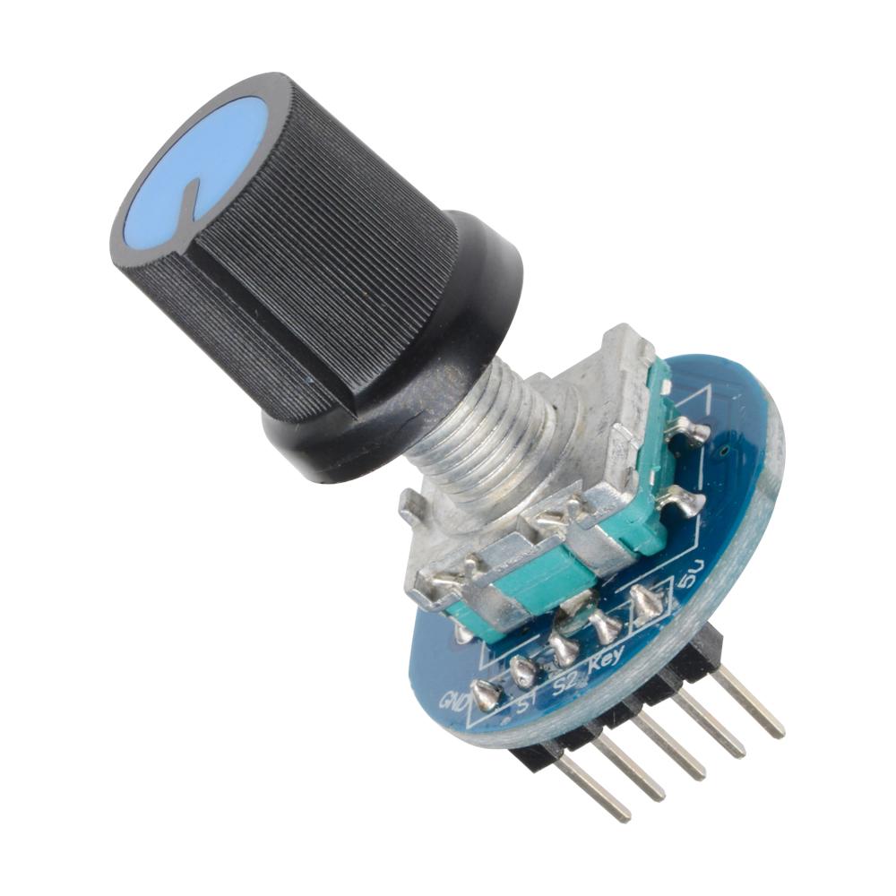 Jojomis Modulo Potenziometro Rotativo 0-5V – Encoder 20 Impulsi Per Arduino E Sviluppo - 2