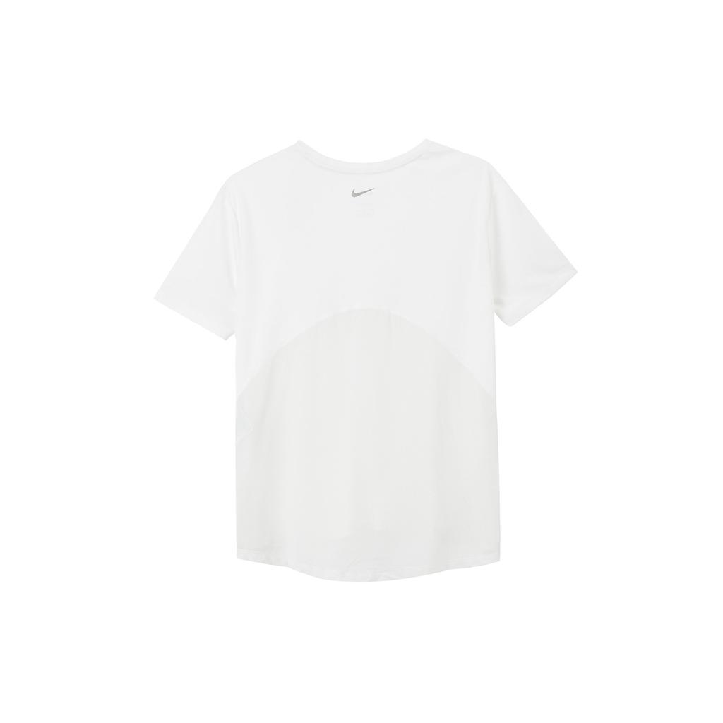 Nike Dri-Fit Training Quick-Dry Breathable Round-Neck Short-Sleeve T-Shirt Women Tops White AJ8122-100