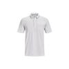 Contrast Trim Casual Pullover Short Sleeve Polo Shirt Men Tops White 1377363-100