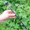 Scettro di Cristallo a Forma di Coltello, Bacchetta Magica che Unisce Cristallo a Forma di Coltello e Sfera di Cristallo, Regalo di Halloween