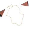 Collana clavicola con cuore di paillettes e perline: Lusso Leggero, Stile Estivo Fresco, Design di Alta Gamma