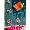 Premium  Paper Crush Silk Sarees with Multi Thread Embroidery Work with Sequence, Blouse (Need To Be Stitched As Per Size And Fit)