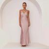 Rochie de damă Culoare solidă Decolteu în V Rochie slim sexy