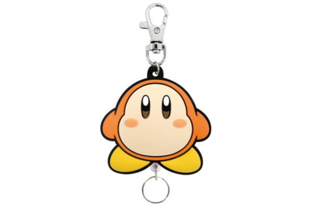 

SK Japan Kirby of the Stars Rubber Reel Keychain Waddle Dee