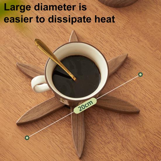 1/3/4/5 ks Ořechové dřevěné podložky se stojanem Žáruvzdorné podložky na hrnce Pánve Design tvaru vánočního stromku Podložky podložky do kuchyně Dekorace stolu Dárek