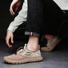 Herren Wanderschuhe Schwarz Grau Autofahrerschuhe Freizeit zum Hineinschlüpfen Sommer Netz Outdoor Wanderschuhe Übergröße 45 46 47