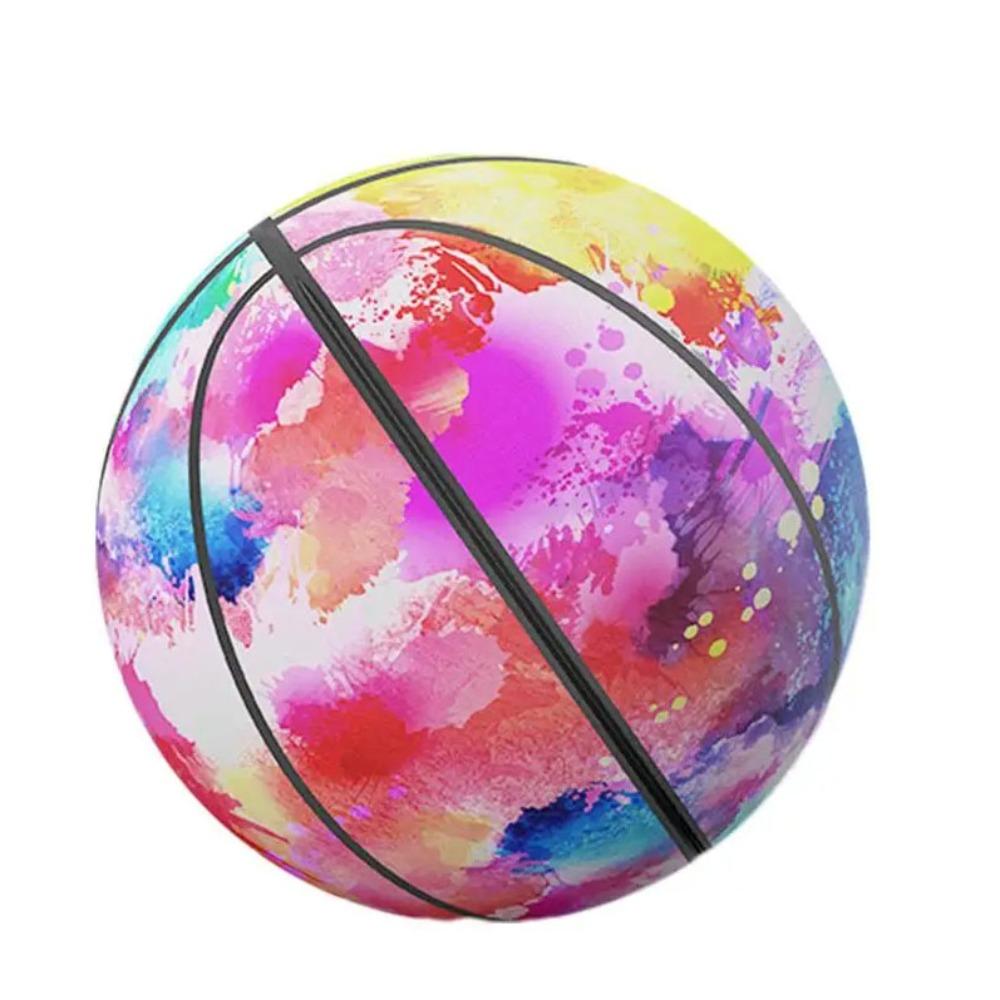 18cm/21cm/24cm Silent Bouncing Basketball High Elasticity Elastic Practice Ball Kids Gift 18cm