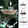 Creative Fishing Man Wind Chime for Garden Decoration and Relaxation