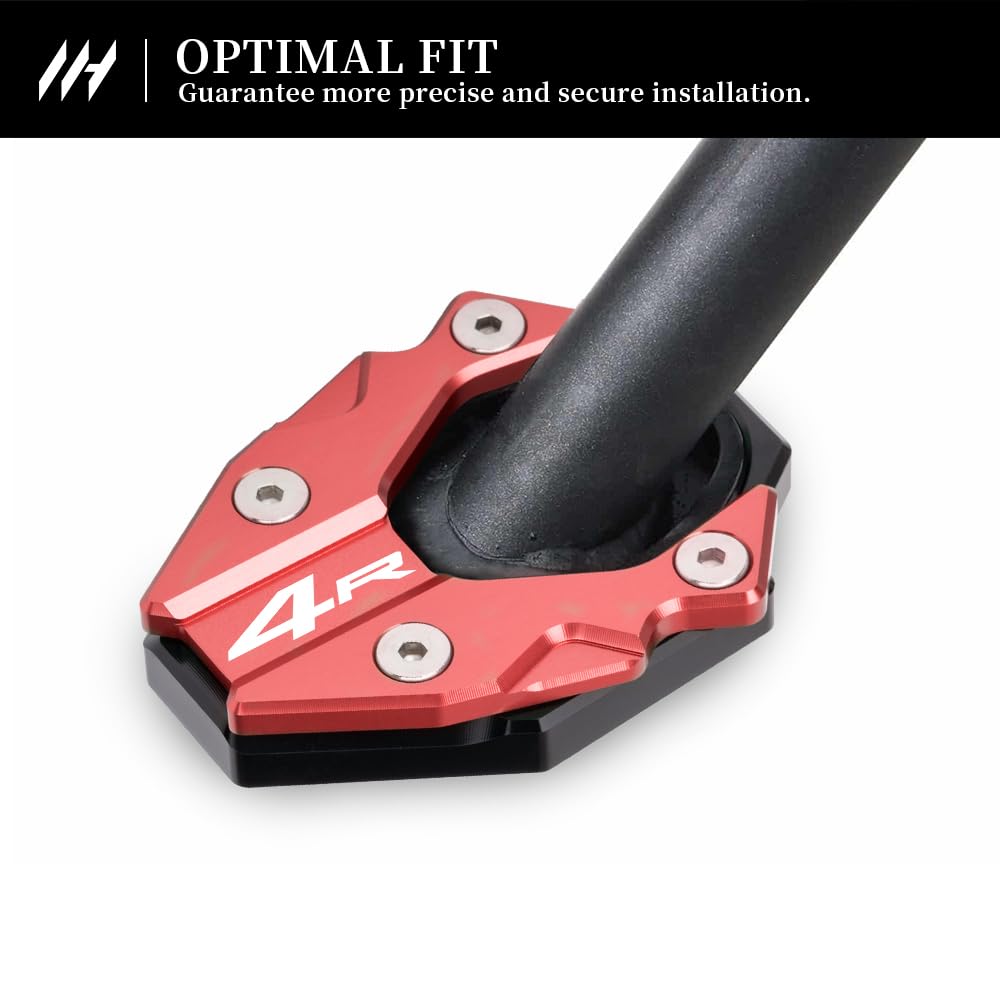 MotHeart Side Stand Plate for Ninja ZX-4RR 2023-2024 Ninja ZX-4R 2024-2025 Bike Parts Side