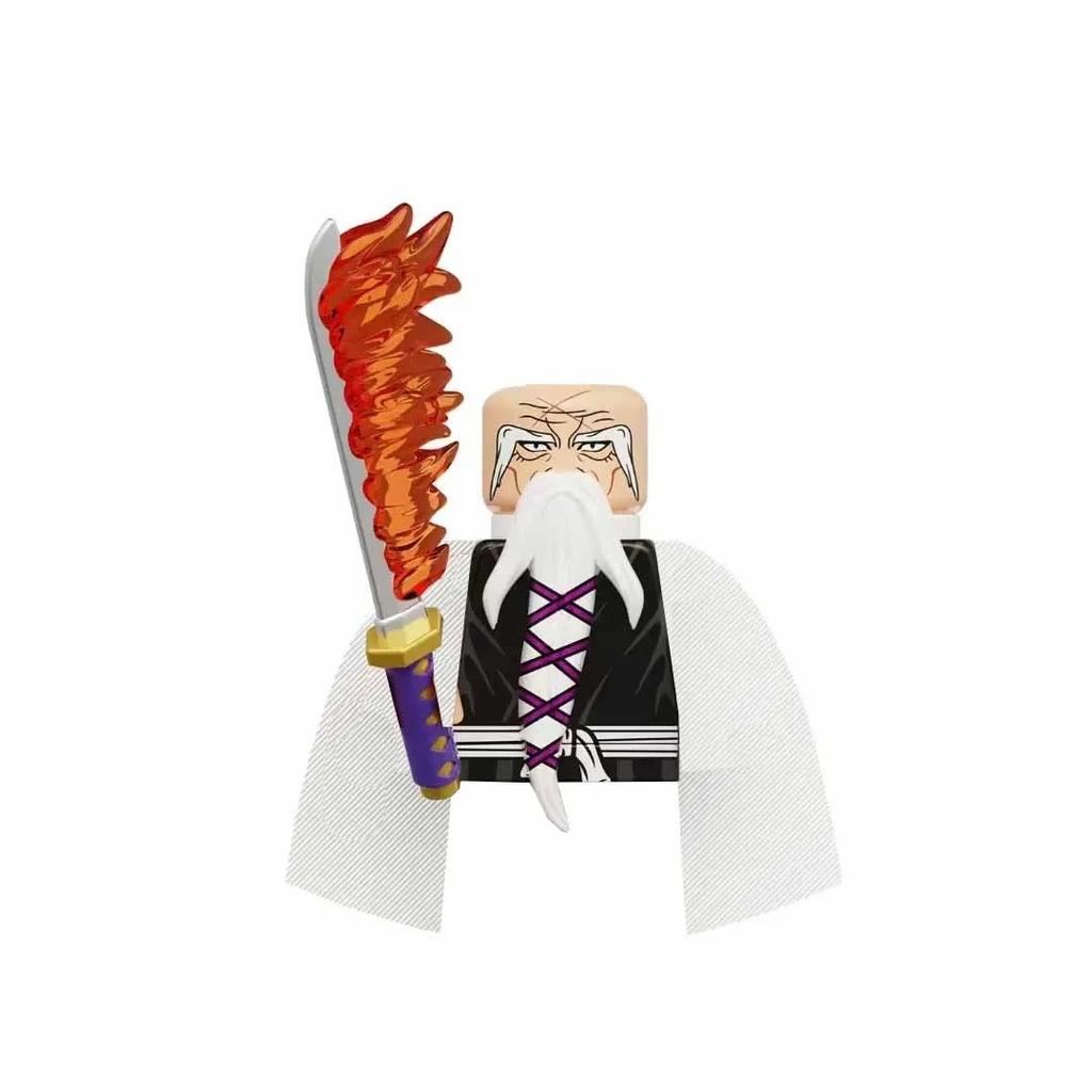 Mini Anime Figures Building Blocks Kurosaki Ichigo Ulquiorra Cifer Multiple Weapon Accessories Toys Gifts