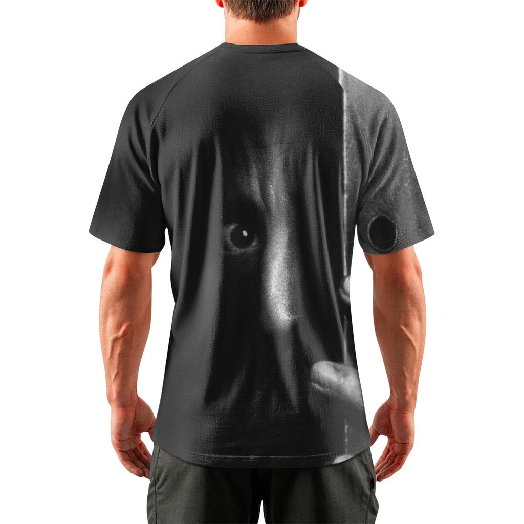 Herre Halloween Trykket Rund Hals Raglan Kort Ermet Topp T-skjorte