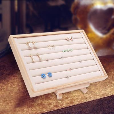 Jewelry Display Tray Storage Countertop Organizer Rings Earrings for Live