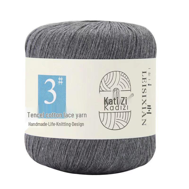 Tencelová bavlnená čipkovaná priadza na letné háčkovanie a pletenie DIY - Nie. 3
