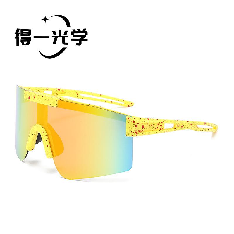 European and American cycling outdoor windproof glasses sports cycling sunglasses colorful sunglasses mountaineering glasses UV protection