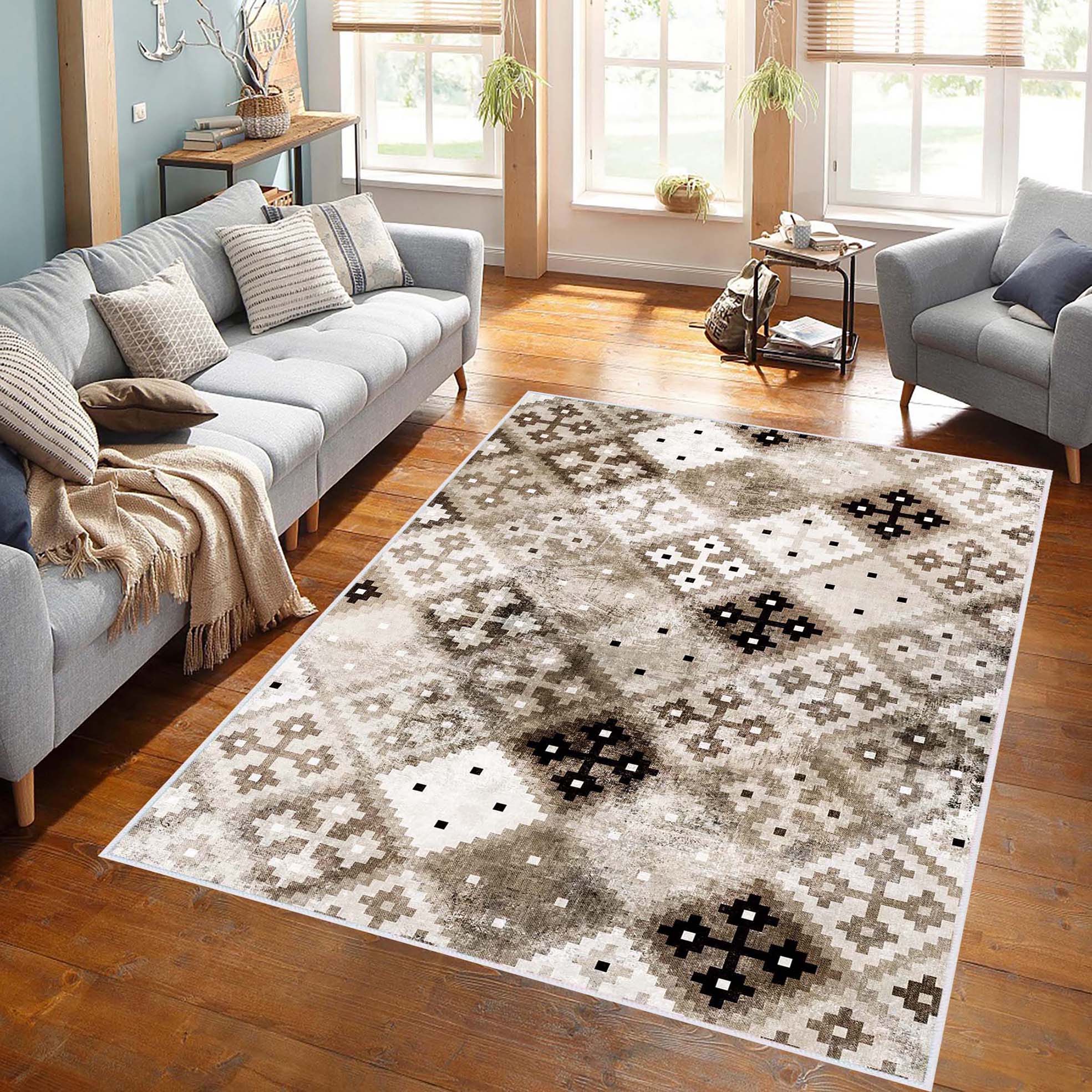 

MD-LIFE HOME Нескользящая напольная ковровая дорожка с цифровой печатью MD1115