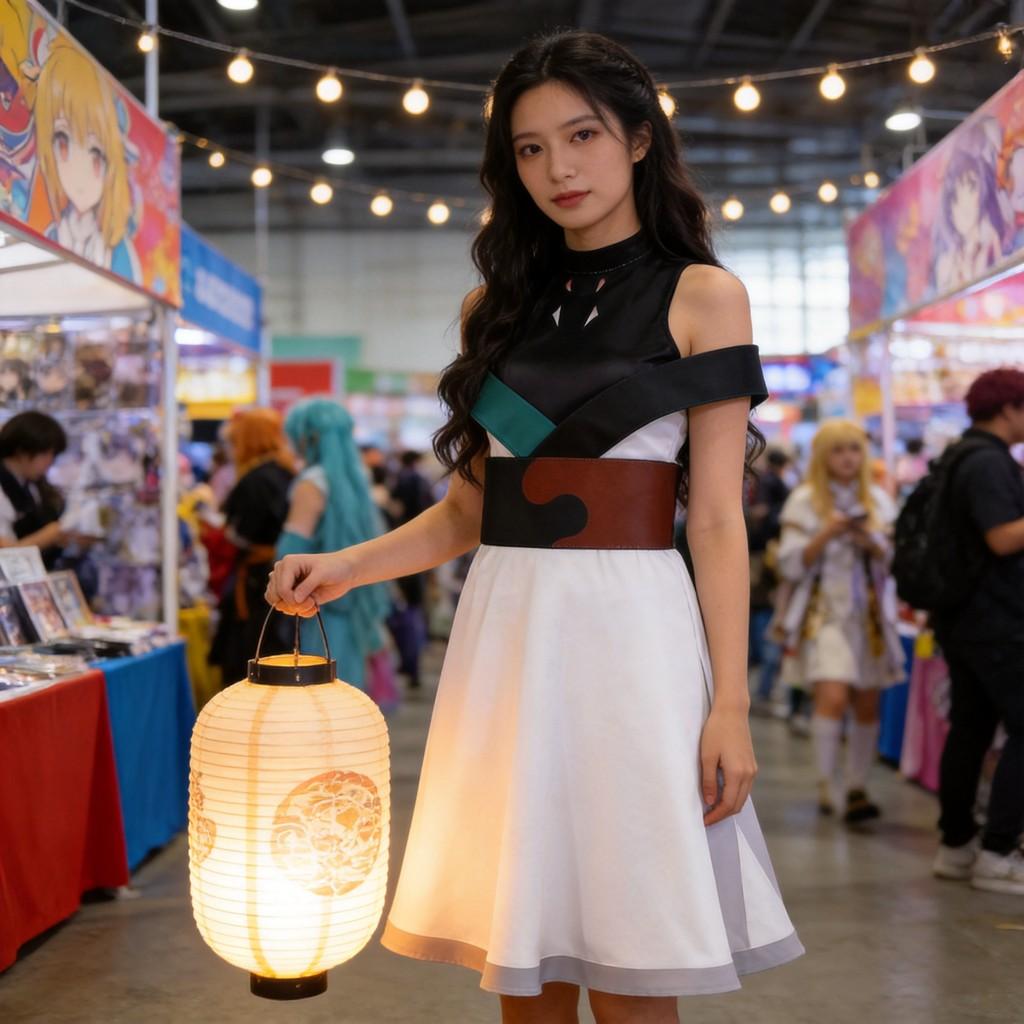 Japanese Anime Cosplay Costume With Polyester Fabric For Conventions And Role Play Events