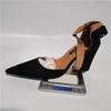 European & American Matte Pointed Toe Chunky Heel High Heels - Plus Size 8899
