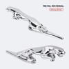 Zjcaw8 1pcs Metal Car Front Logo Hood Badge Emblem Decal Sticker For Jaguar E-PACE F-PACE F-TYPE I-PACE XE XF XK XJR XJ XEL XFL XKR
