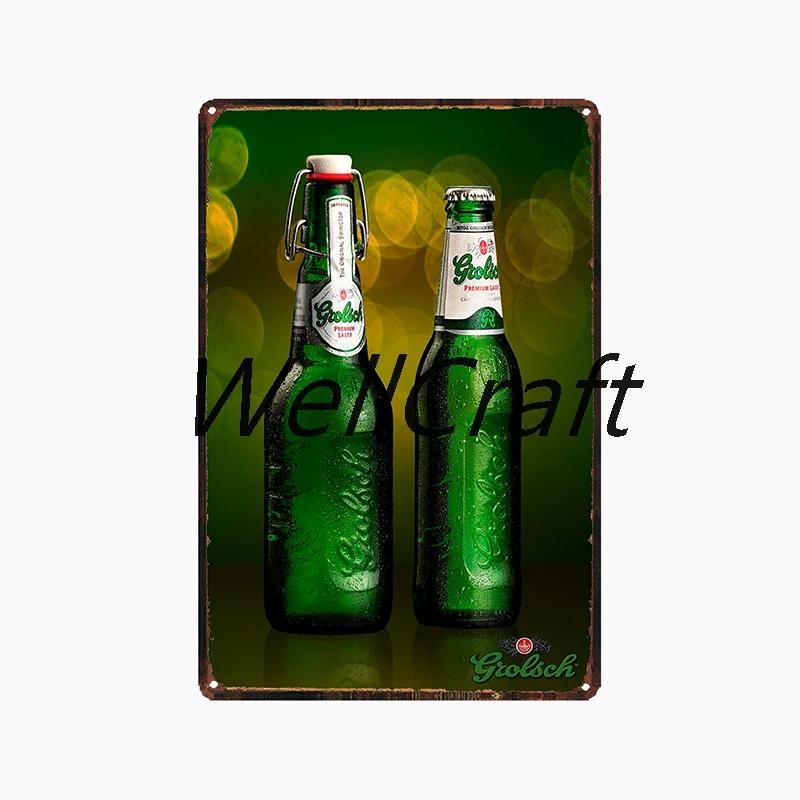 [ WellCraft ] Grolsch Metal Tin sign Vintage Wall Plaque Decor WX-51-1 room decor  vintage decor  home decor  wall decor