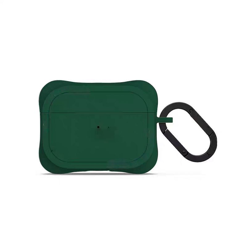 

Защитный чехол для AirPods Pro 2-го поколения Стильный Подходящий для Airpodspro Белый/Розовый/Синий Силиконовый Чехол для беспроводных Bluetooth-наушников Apple Airpods 4 Apple AirPods 4 C- Y letter Green Wave ear shell