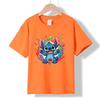 XH30 MINISO 2026 Sommer Neues Bedrucktes Baumwoll-T-Shirt mit Rundhalsausschnitt für Kinder von 1-16 Jahren, Jungen und Mädchen