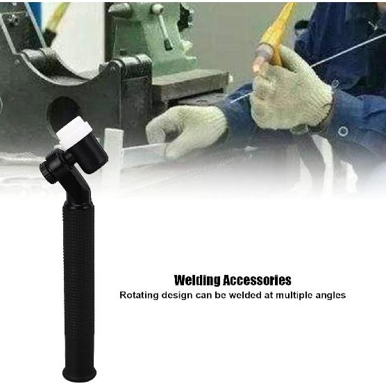 NR 26 Welding Torch Head, 360° Rotation TIG Welding Torch Head Body Air Cooled Swivel Neck Soldering Torch Head, Industrial Welding Accessories