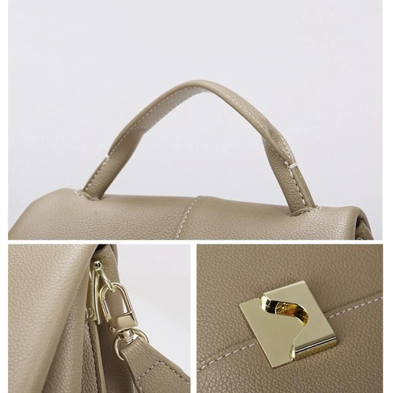 Modische geraffte Damen Handtaschen Designer Klappen Schultertaschen Luxuriöse PU-Leder Umhängetasche Hohe Qualität Pendler Tasche 2025