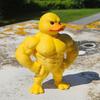 Creative Muscular-Legged Duck Statue Desktop Ornament