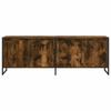 TV Stand 140 X 36 X 49.5 Cm Smoked Oak Engineered Wood