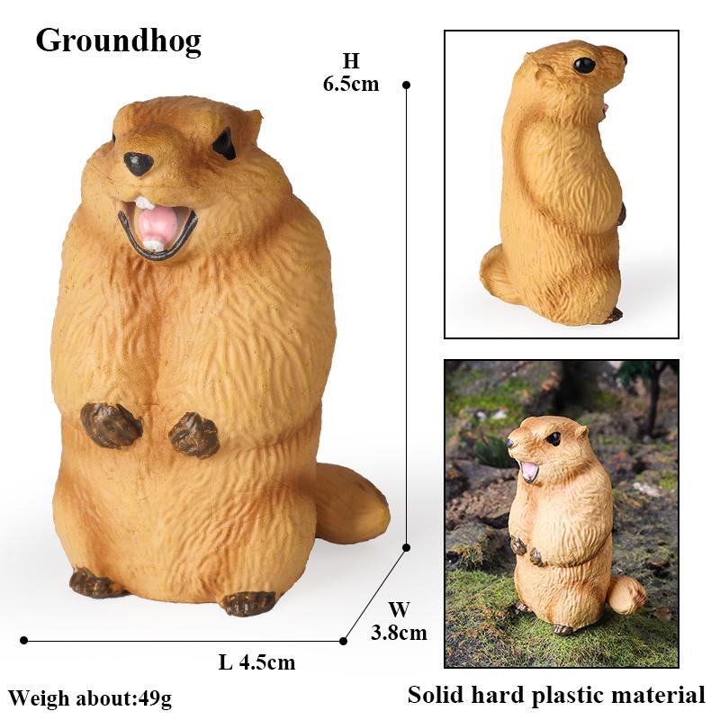 Oenux Farm Model Pig Hen Rabbit Shiba Inu Goat Action Figures Poultry Animals Figurine PVC Miniature Home decor Lovely Kids Toy