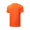 Li Ning Trainingsserie Einfarbig Schnelltrocknend Atmungsaktiv Laufen Training Fitness Kurzarm T-Shirt Herren Oberteile Kaki-Orange ATSR241-4