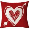 Happy Valentine's Day pillowcase red love hug pillowcase wedding anniversary cushion cover home outdoor sofa