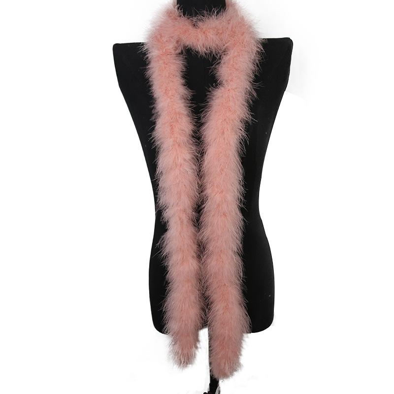 Thickened Encrypted Large Turkey Feather Strips Colored Top Scarves Stage Performance Costume Accessories