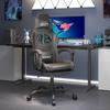 Day and Night - Day and Night Gaming Chair with Footrest Black Gray Synthetic Leather