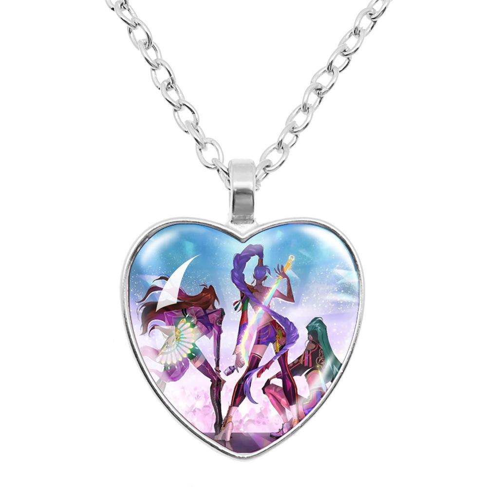 K-Pop Demon Hunters Kids Anime Cute Necklace Children Fashion Jewelry Accessories Girl Charms Pendant Cartoon Necklaces Gift 2025