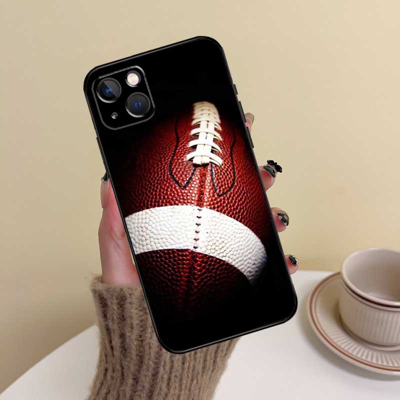 

American Football Sport Phone Case For iPhone 14 Pro Max 17 Air 16 15 11 12 13 Pro Max mini 16 Plus 16e Cover Funda iPhone 11