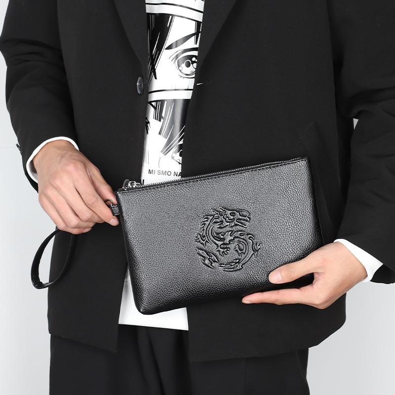 Men's Clutch Bag New Fashion Envelope Business Commuter Trend Clutch Wallet Men's Wallet