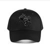 Oversized Vintage Black Rose Graphic Baseball Cap Fashion Unisex Sunhat Womens Outdoor Sports Snapback Cap