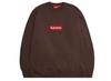 Supreme Box Logo Crewneck Brown (22FW)