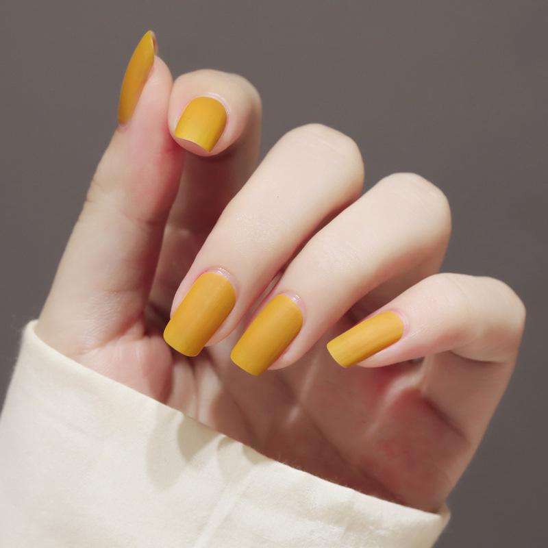 Fog Matte Nail Polish Lasting Non Peelable Scrub Colorless Transparent Bake Free Nail Enamel