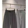 Autumn new soft drape versatile men's lazy comfortable atmosphere casual trousers smooth loose solid color fashion