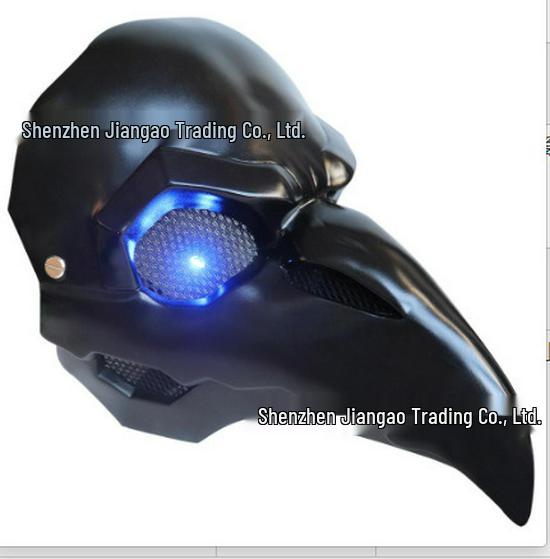 Pestdoktor Leder Schnabelmaske - Europäischer Halloween Punk Stil