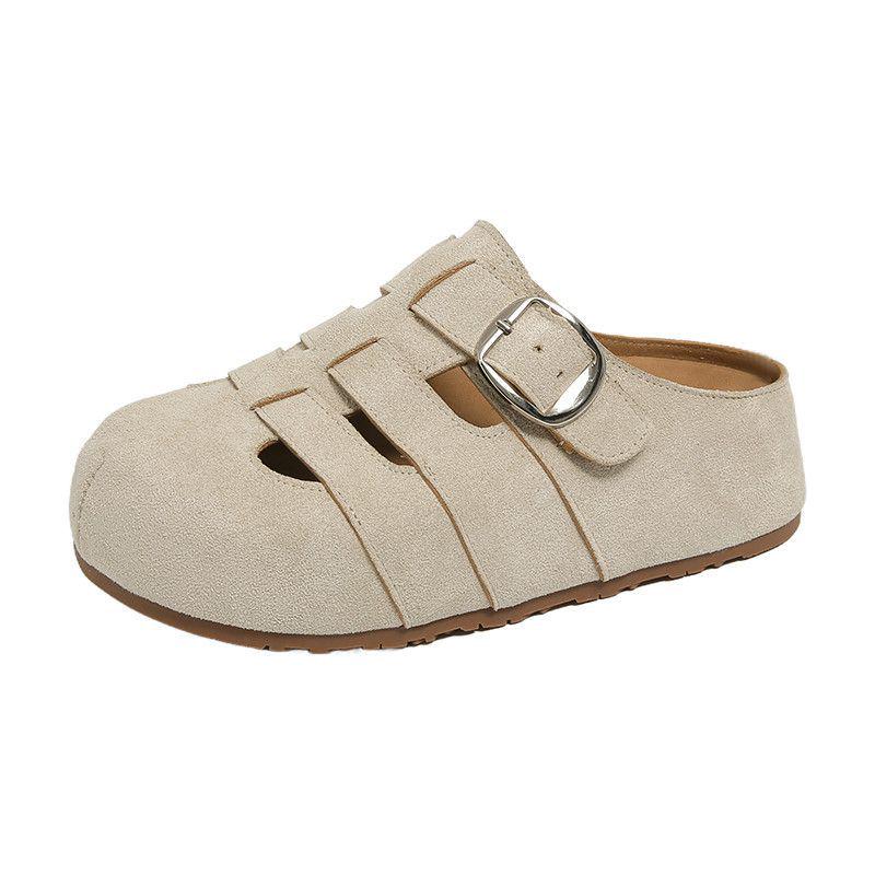 Dámské platformové římské sandály Birkenstock: Letní nazouvací pletený sportovní styl s vnitřním zvýšením výšky