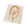 Handmade Natural Clear Quartz Yellow Tower Crystal Spacer Necklace Women Sunset Candy Style Elegant Chain