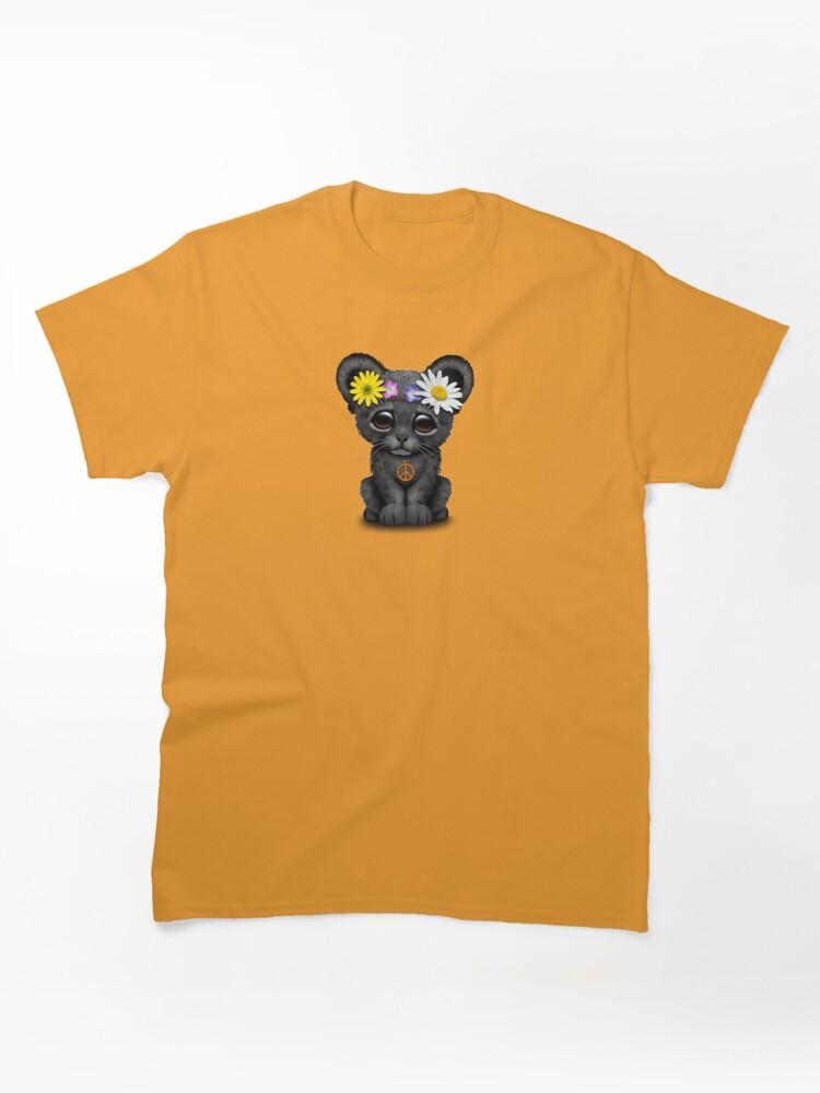 Black Panther Cute Hippie Black panther Cub Classic Unisex T-Shirt