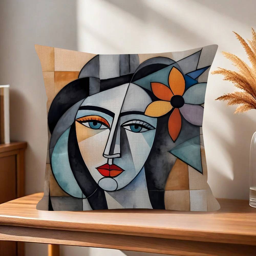 Schilderij kunst Picasso Kussen Kussenhoes Decoratief Kussen Bank Huisdecoratie hoes kussenslopen